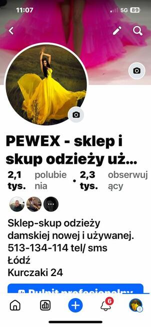 Sklep i Skup odzieży damskiej