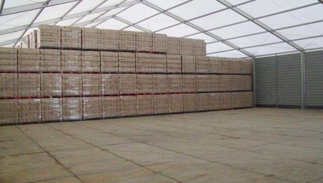 Hala namiotowa konstrukcja aluminiowa dwuspadowa 25x50x4m