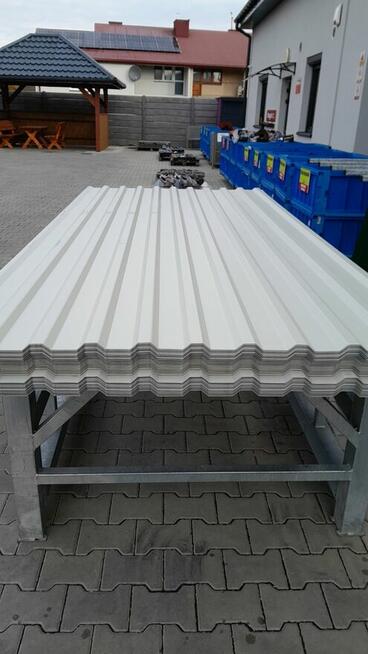 Blacha Trapezowa T-14 kremowe podkłady - tanio i od ręki