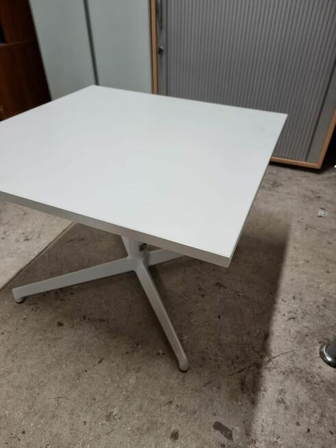 Stół biały kawowy NOVUS 60x60cm stoły do biur domu kuchni