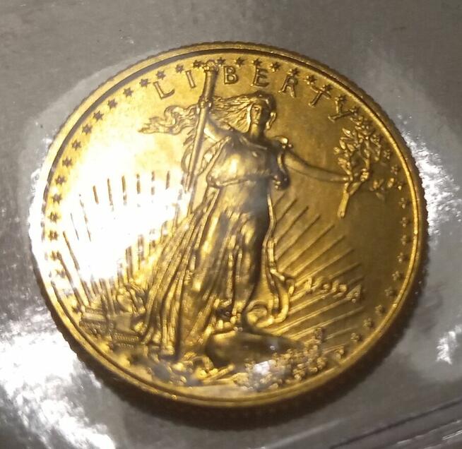 Złota moneta 1/10