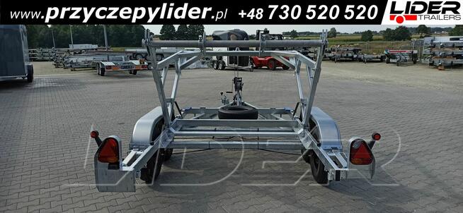 LT-185 przyczepa 305x180x170cm, kablowa do przewozu bębna