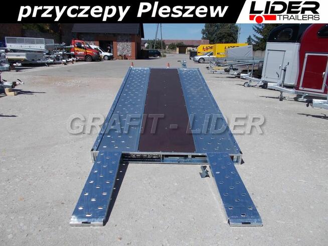 TM-231 przyczepa Carkeeper 460x203cm, laweta wychylana