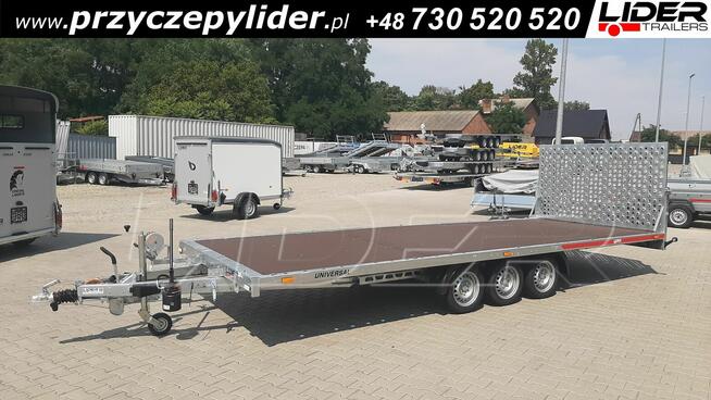 TM-383A przyczepa 593x215cm, Universal 6021 wychylana