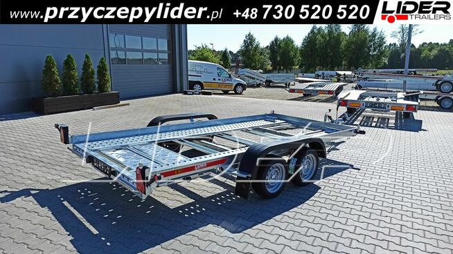 TM-360 przyczepa 400x180cm, Car Flat 4018/2 laweta do aut