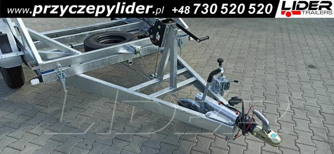 LT-185 przyczepa 305x180x170cm, kablowa do przewozu bębna