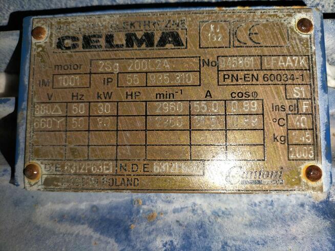 Silnik elektryczny 30kw 2960obr.