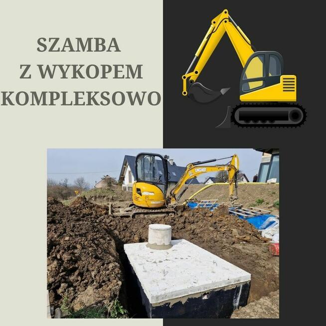 Szambo betonowe 10m3 z Wykopem Kompleksowa Usluga