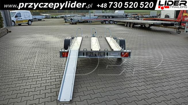 TM-364 przyczepa 200x155cm, MOTO 3 do przewozu 3 motocykli