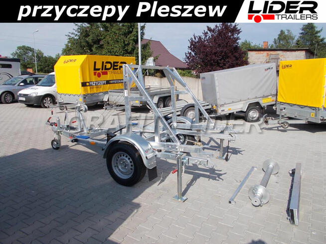 LT-011 przyczepa 230 x 140/150cm, kablowa do przewozu bębna