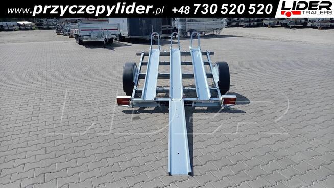 NP-075 przyczepa 225x148xcm N7-221 PM3 MOTO do 3 motocykli