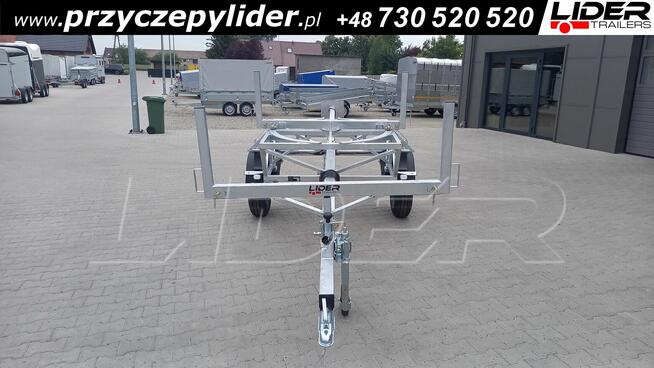 LT-180 przyczepa kłonicowa, dłużyca do przewozu rur drutu