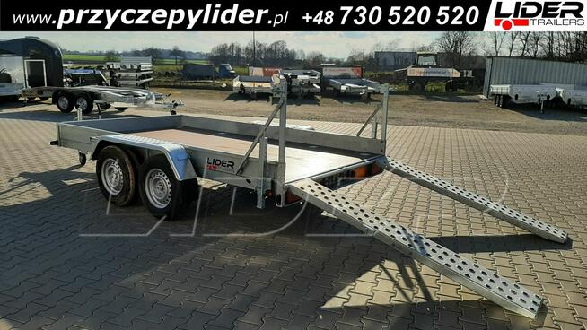 NW-049 przyczepa 350x196x18cm, do przewozu minikoparki