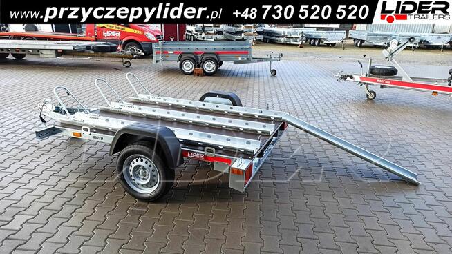 TM-364 przyczepa 200x155cm, MOTO 3 do przewozu 3 motocykli