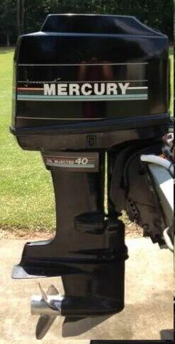 MERCURY 40 Hp 2t ,4 cylindry ,manetka ,rozrusznik ,trym hydr
