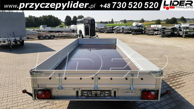 TM-385 przyczepa 593x215x30cm, Universal 6021/2 uchylna