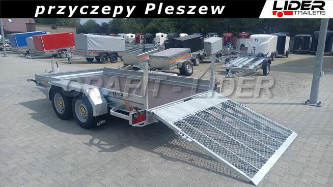 LT-165 przyczepa 350x180x20cm, do przewozu minikoparki