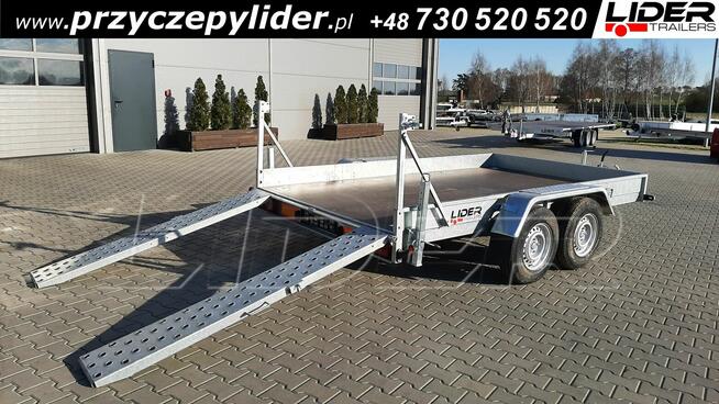 NW-049 przyczepa 350x196x18cm, do przewozu minikoparki