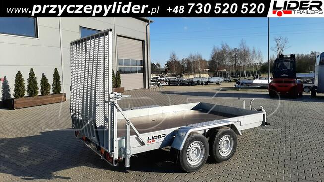 NW-050 przyczepa 350x196x18cm, do przewozu minikoparki