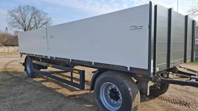 Przyczepa Ackermann Budowlana Skrzynia Odnowiona rama ocynko