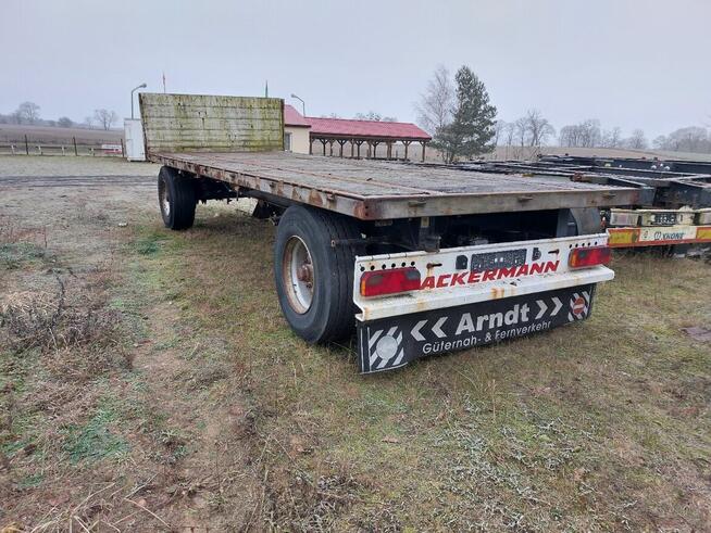 3x Przyczepa platforma marki Ackermann