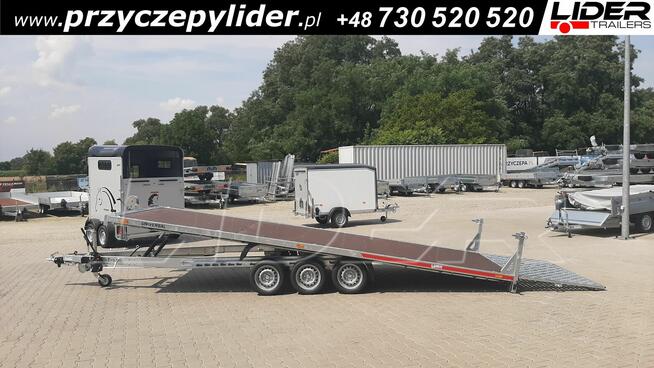 TM-383A przyczepa 593x215cm, Universal 6021 wychylana