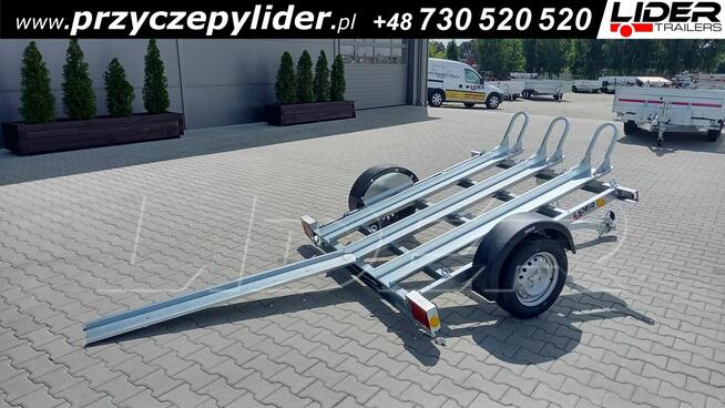 NP-075 przyczepa 225x148xcm N7-221 PM3 MOTO do 3 motocykli