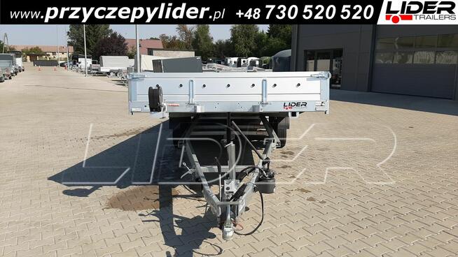 TM-385 przyczepa 593x215x30cm, Universal 6021/2 uchylna