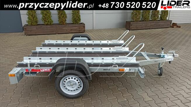 TM-364 przyczepa 200x155cm, MOTO 3 do przewozu 3 motocykli