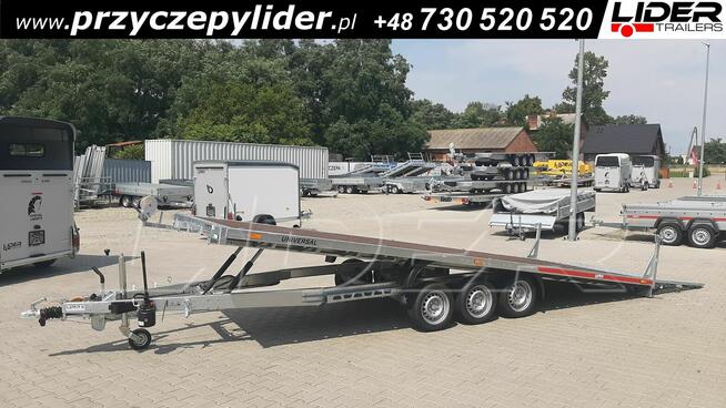 TM-383A przyczepa 593x215cm, Universal 6021 wychylana