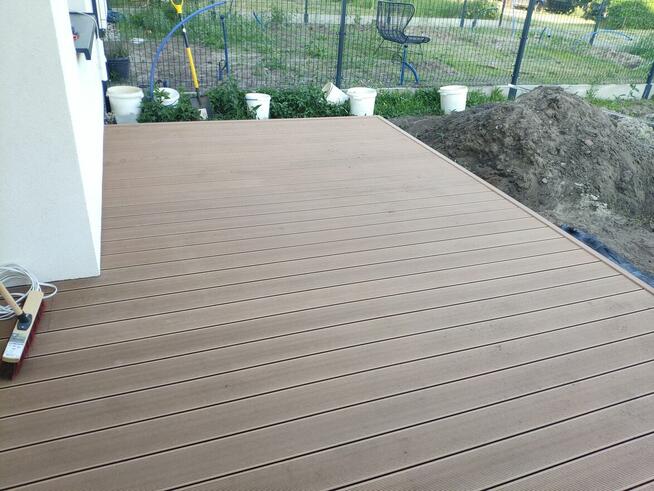 Drewniane tarasy, elewacje