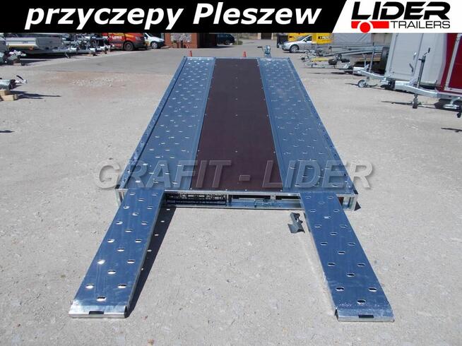 TM-231 przyczepa Carkeeper 460x203cm, laweta wychylana