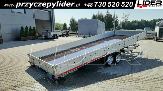 TM-385 przyczepa 593x215x30cm, Universal 6021/2 uchylna