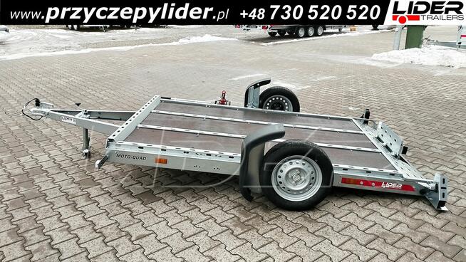 TM-132A przyczepa 261x161cm, MOTOQUAD 2616 do 3 motocykli