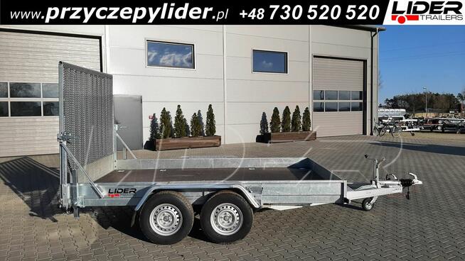 NW-050 przyczepa 350x196x18cm, do przewozu minikoparki