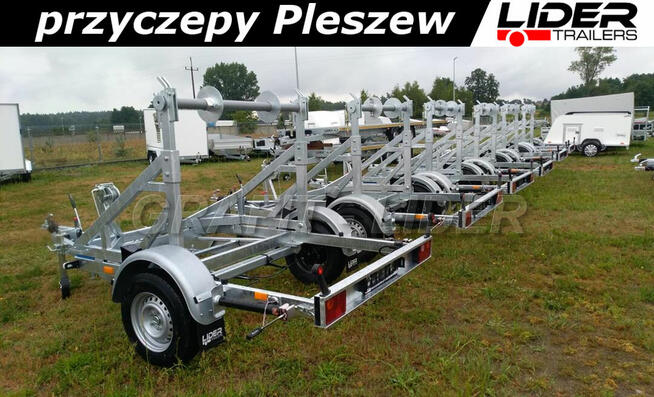 LT-011 przyczepa 230 x 140/150cm, kablowa do przewozu bębna