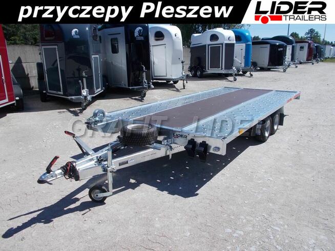 TM-231 przyczepa Carkeeper 460x203cm, laweta wychylana