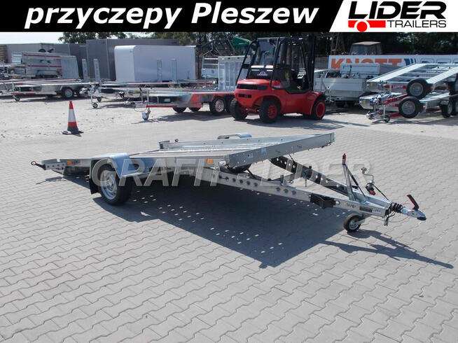 TM-121 przyczepa 353x184cm, Car Flat 3518U laweta do aut