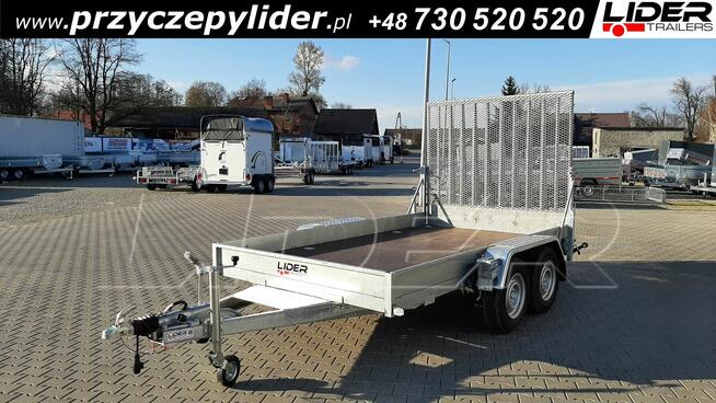 NW-050 przyczepa 350x196x18cm, do przewozu minikoparki