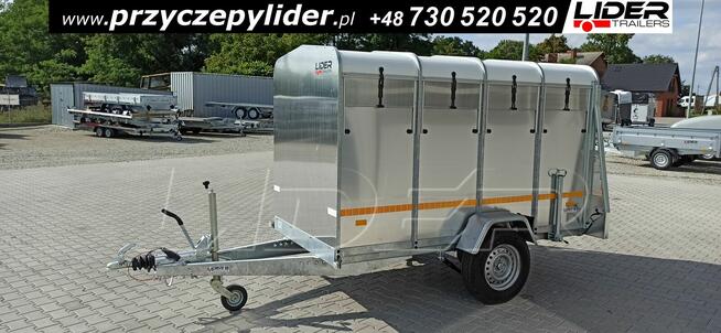 NW-008 przyczepa 258x140x148cm, do bydła, zwierząt