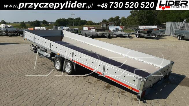 TM-385 przyczepa 593x215x30cm, Universal 6021/2 uchylna