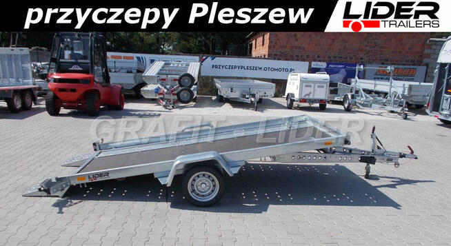 TM-121 przyczepa 353x184cm, Car Flat 3518U laweta do aut