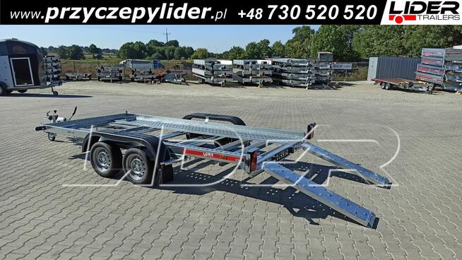 TM-360 przyczepa 400x180cm, Car Flat 4018/2 laweta do aut