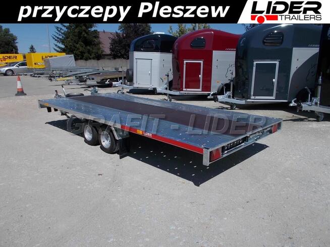 TM-231 przyczepa Carkeeper 460x203cm, laweta wychylana