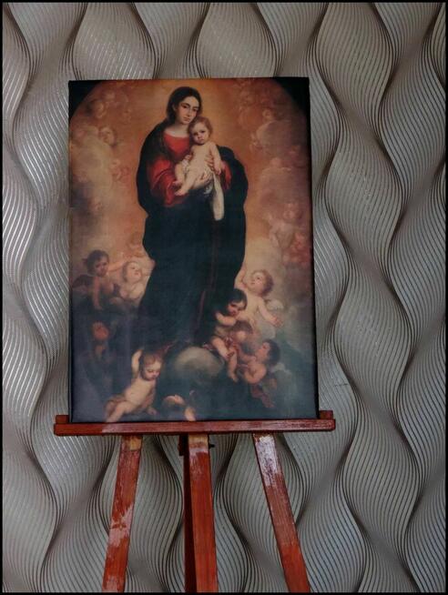 Obraz na płótnie -Virgin And Child In Glory, Murillo