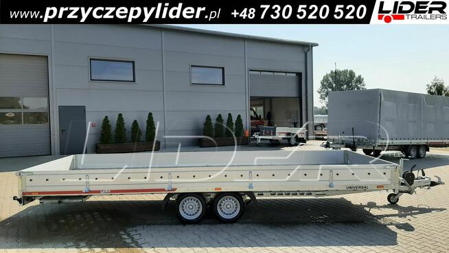TM-385 przyczepa 593x215x30cm, Universal 6021/2 uchylna