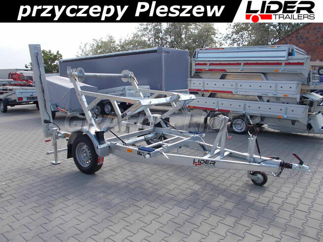 LT-011 przyczepa 230 x 140/150cm, kablowa do przewozu bębna