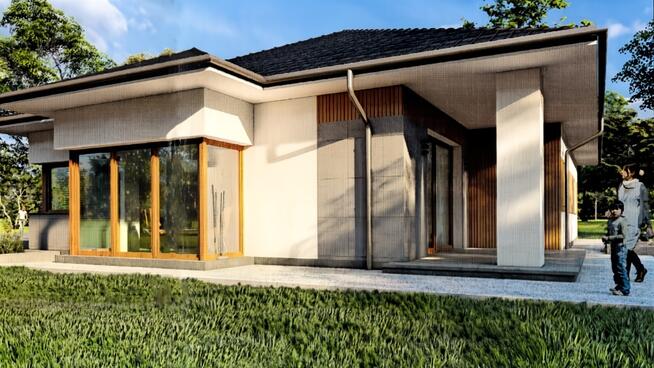 Rozpoczętą budową domu parterowego