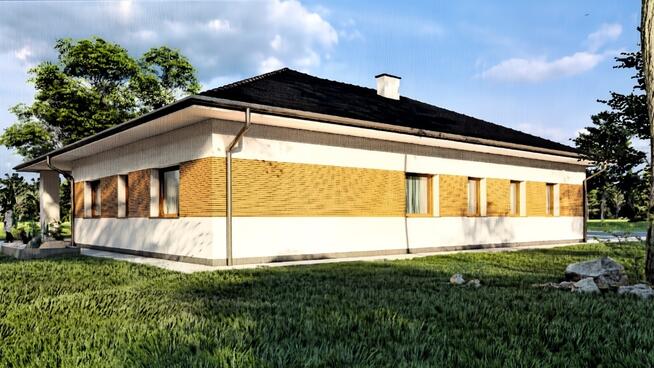 Rozpoczętą budową domu parterowego