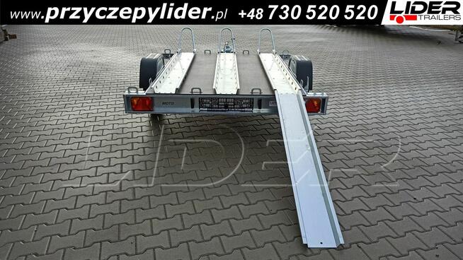TM-364 przyczepa 200x155cm, MOTO 3 do przewozu 3 motocykli